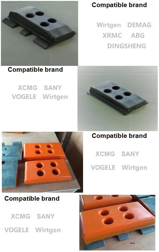 Rubber Track Pads Bolt Directly to Undercarriage Track Chain