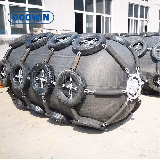 Navio flutuante tipo Yokohama Marine Rubber Dock Pneumatic Fenders