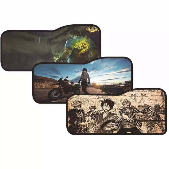 Estilo de sublimação de borracha de alta qualidade com descanso de pulso feito logotipo grande impressão neopreno macio tamanho personalizado mouse pad