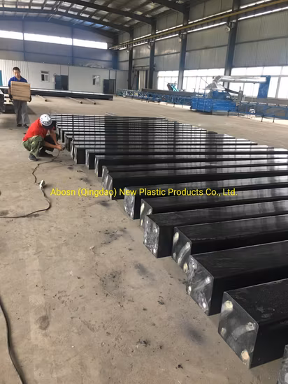 O pára-choque de borracha moldado da doca de borracha resistente do retângulo industrial